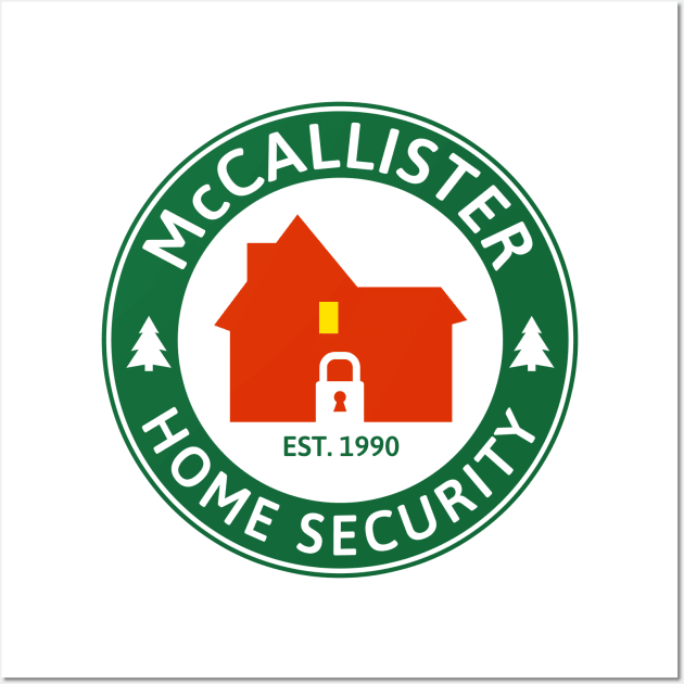 McCallister Home Security Wall Art by SunsetSurf